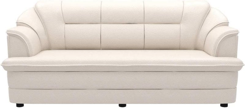Aroma Homes Sofa Set in Lifestyle Leatherette and Polyurethane Foam (Beige, 3+2+1 Seater) - Image 3